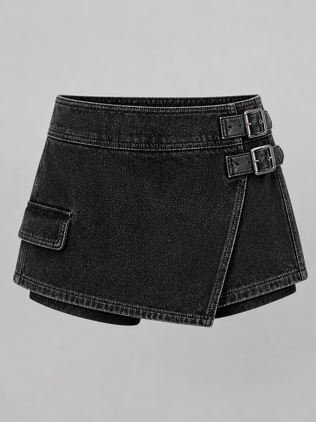 Frame Micro Cargo Skort, Micro Skort Denim Skirt