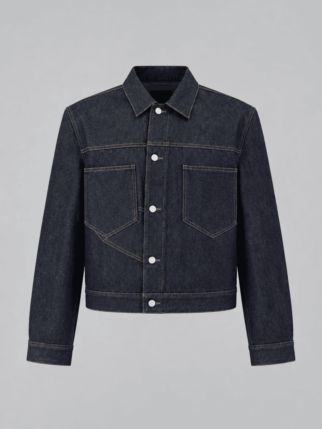 Atlas Raw Jacket, Cropped Trucker Denim Jacket