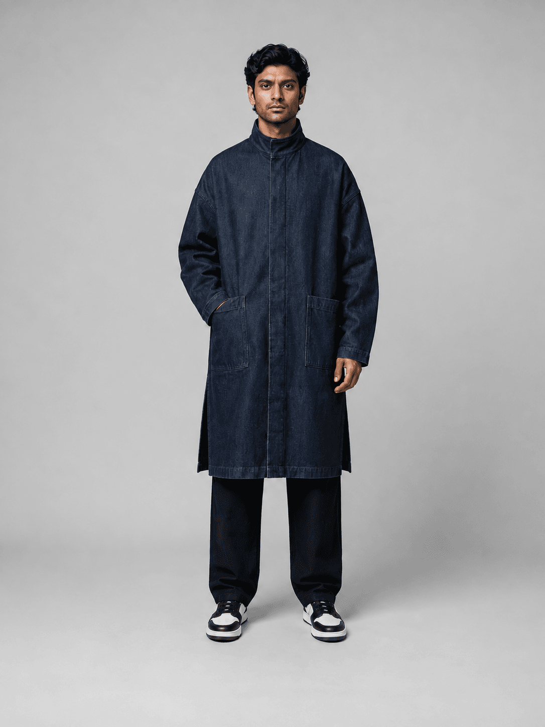 Boundary Longline Jacket, Longline Coat Denim Jacket
