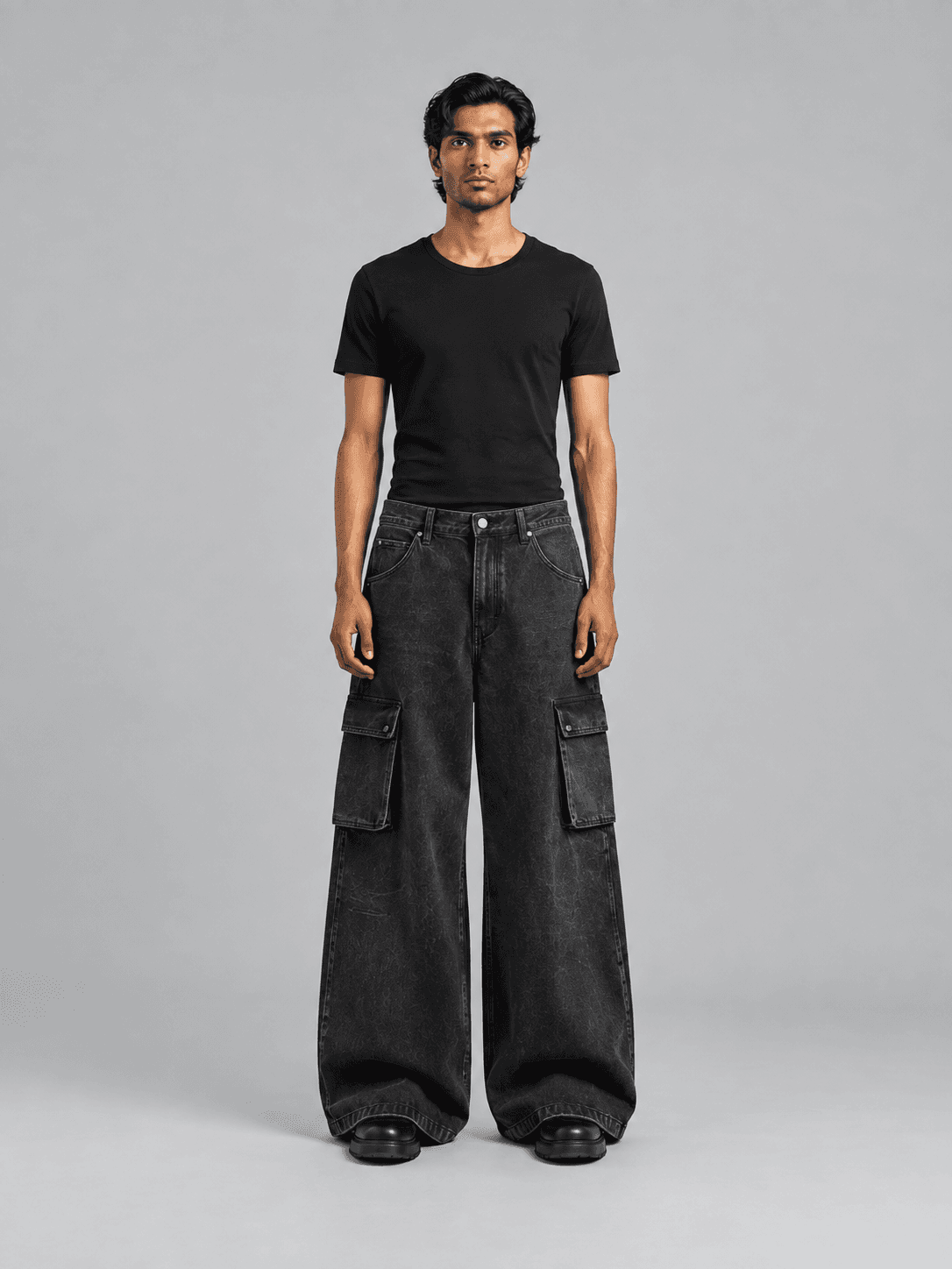 Monolith Wide Cargo, Ultra Wide Cargo Denim Cargo