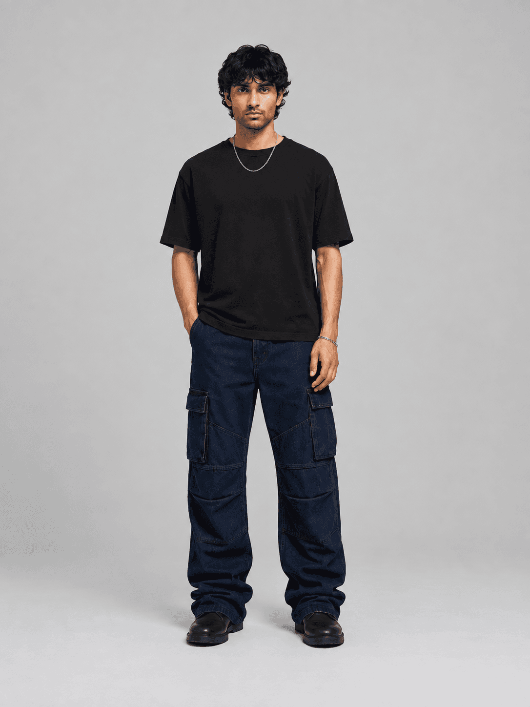 Nightshift Cargo Jean, Stacked Cargo Denim Cargo