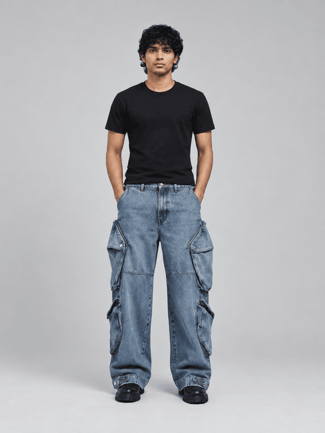 Rook Pocket Cargo, Relaxed Cargo Denim Cargo