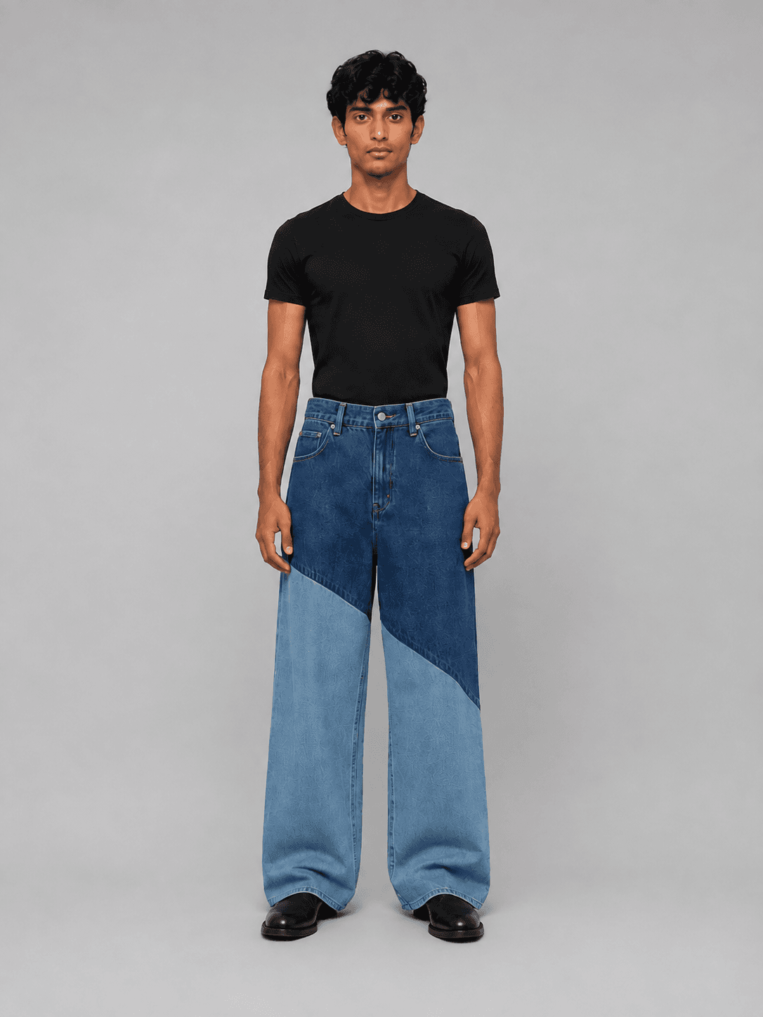 Vector Wide Jean, Wide Panel Jeans
