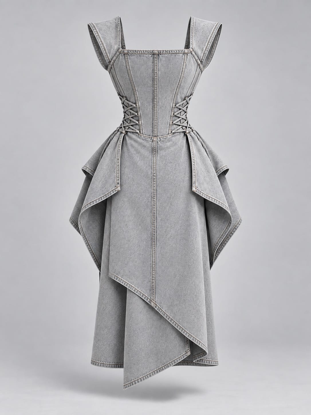 Altar Panel Dress — Back view