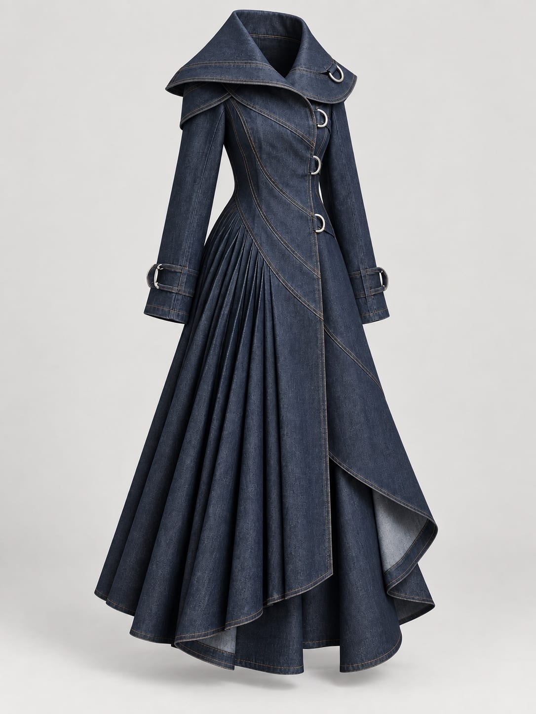 Helix Pleat Coat — Image 2