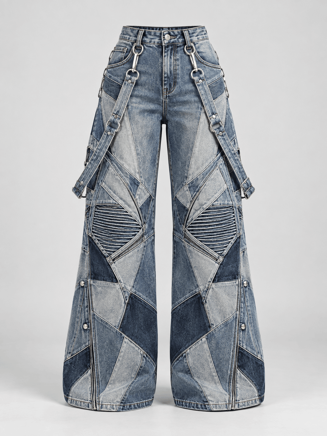 Mosaic Harness Jean — Front view