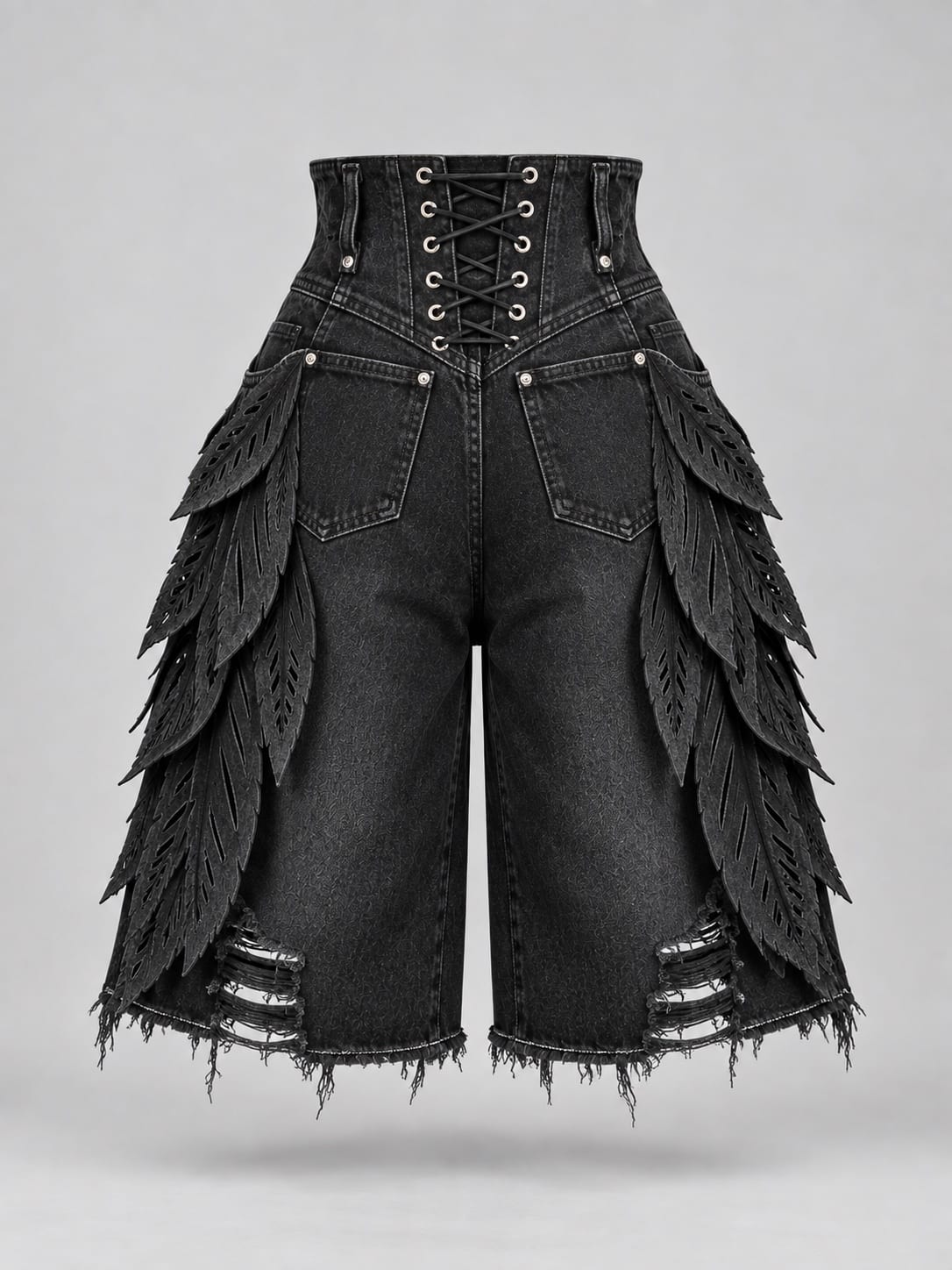 Obsidian Feather Jort — Back view