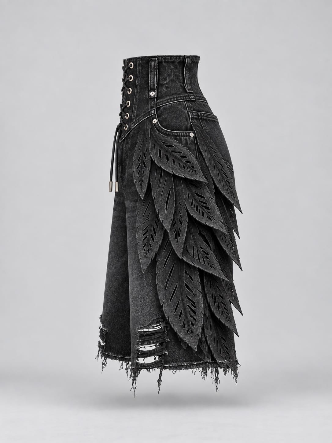 Obsidian Feather Jort — Side view