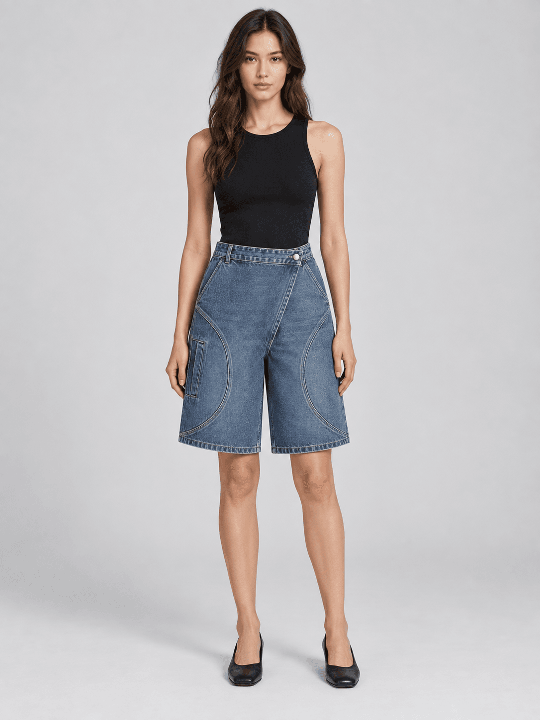 Echo Wrap Short — Front view