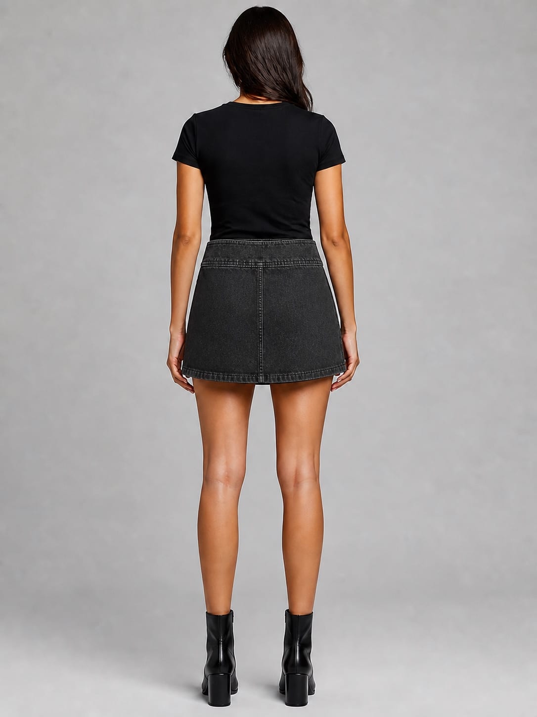 Frame Micro Cargo Skort — Back view