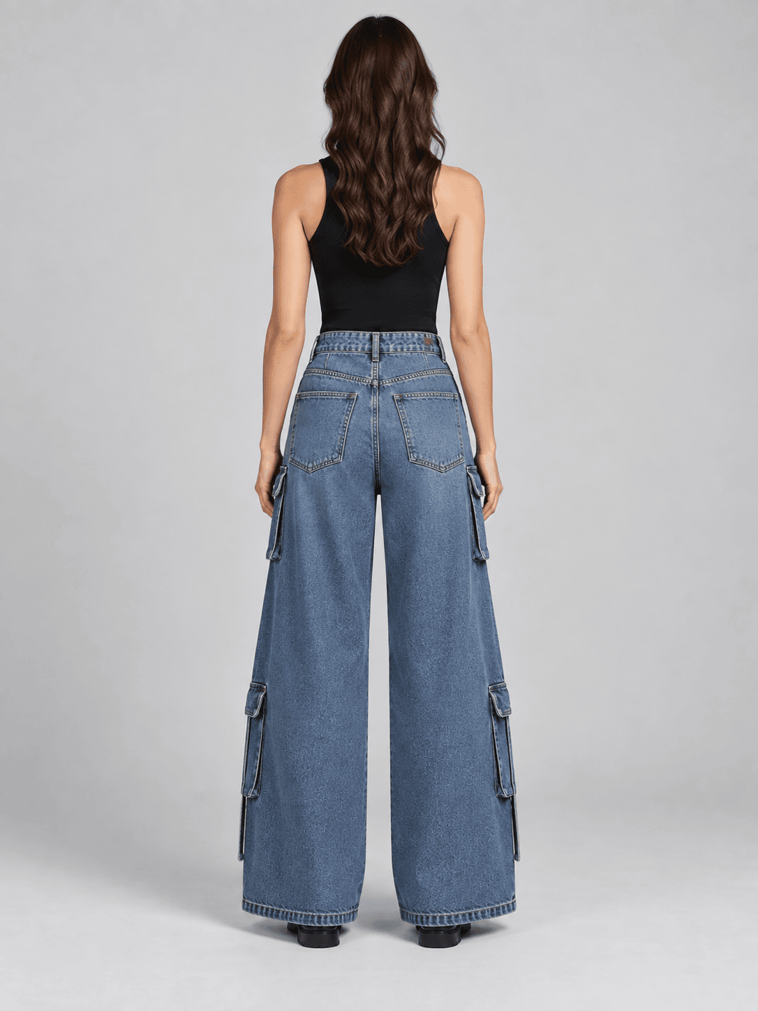 Grid Pocket Cargo — Back view