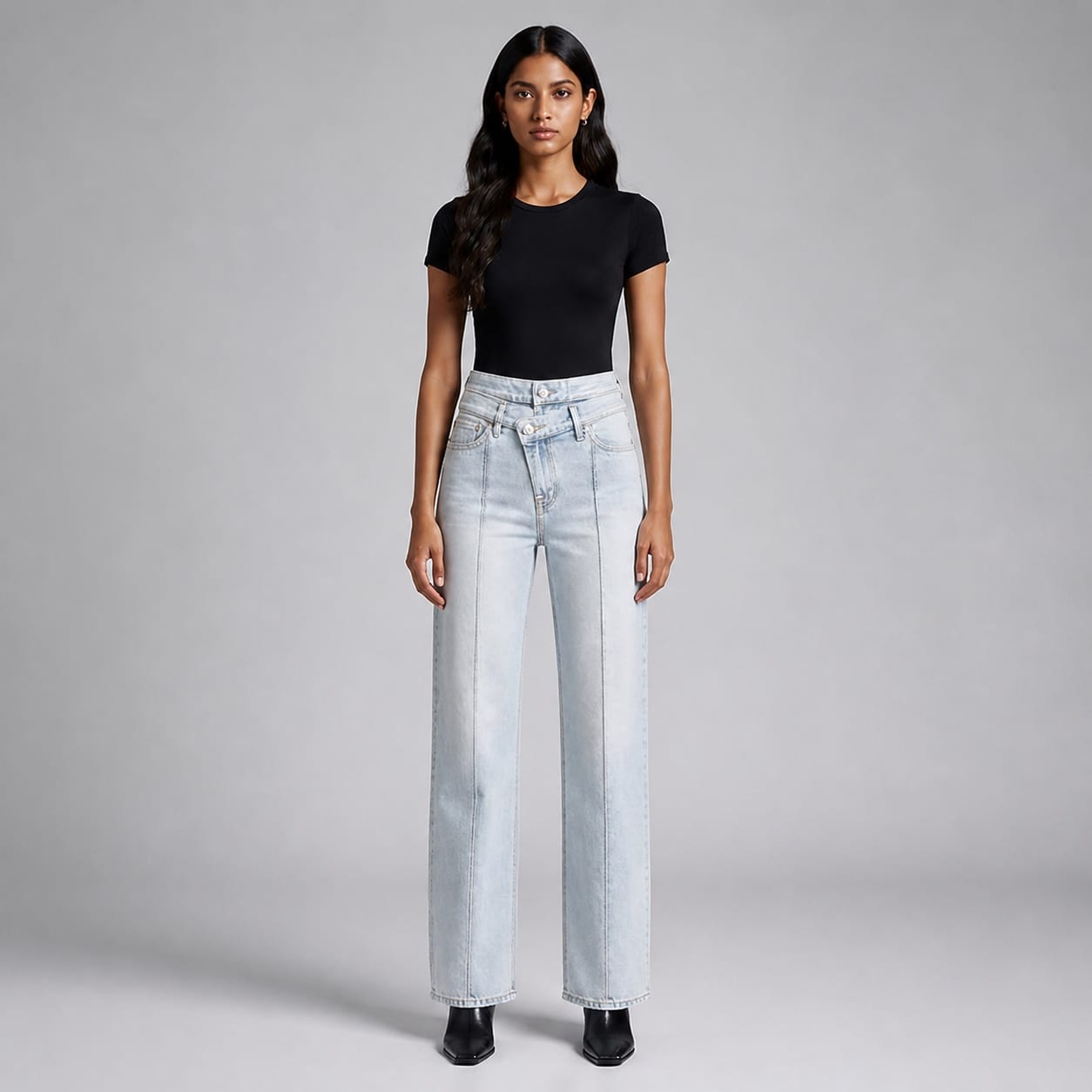 Halo Double-Waist Straight — Front view