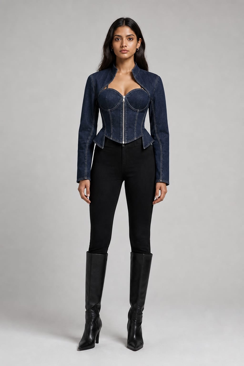 Helix Corset Jacket — Front view