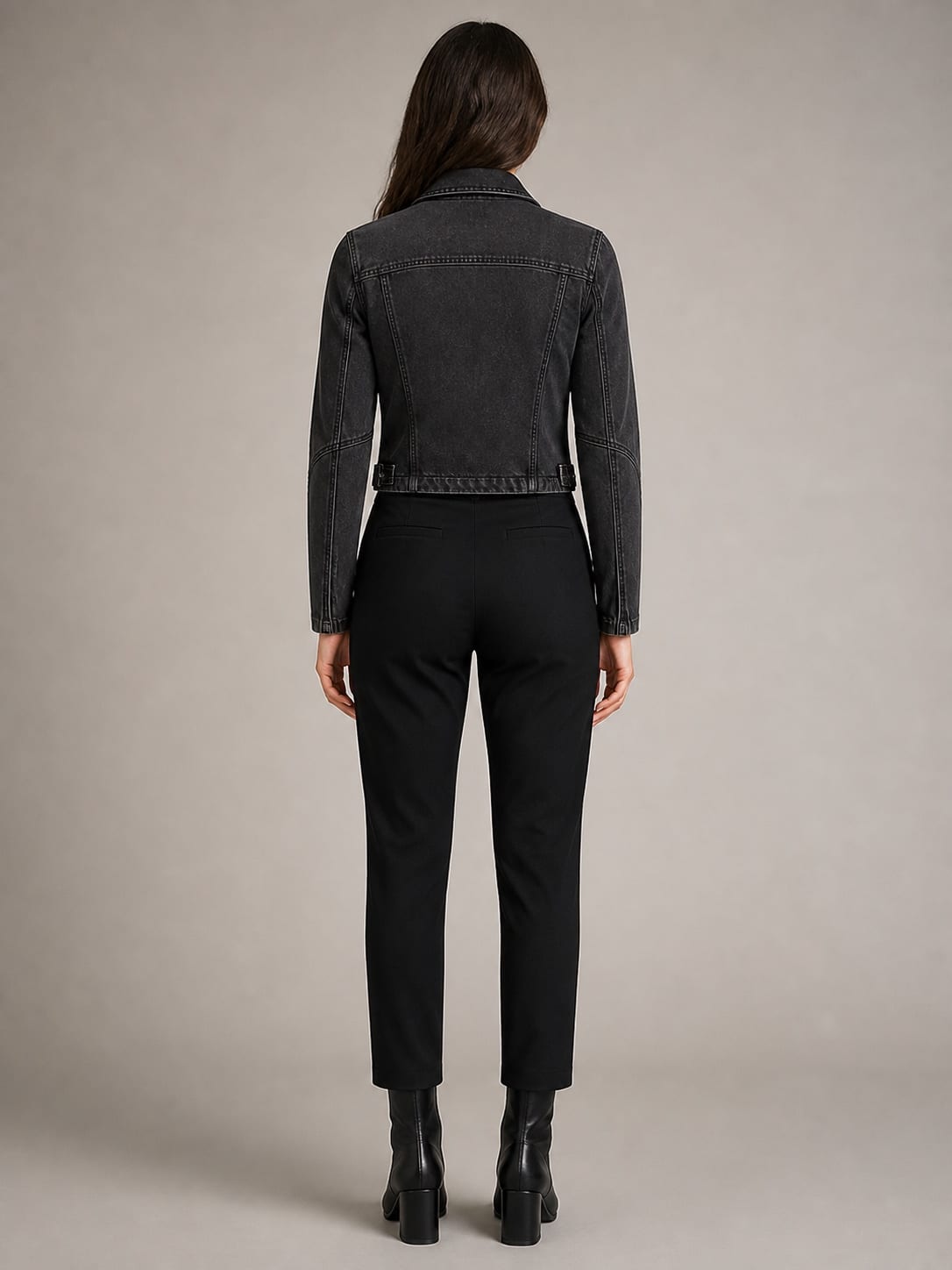 Ion Cropped Moto — Back view