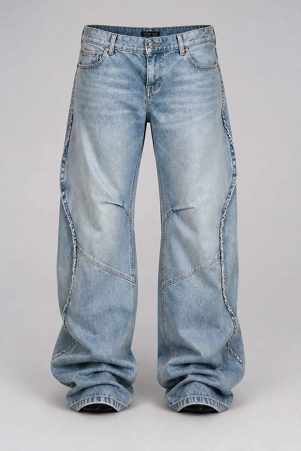 Kinetic Puddle Jean — Studio render