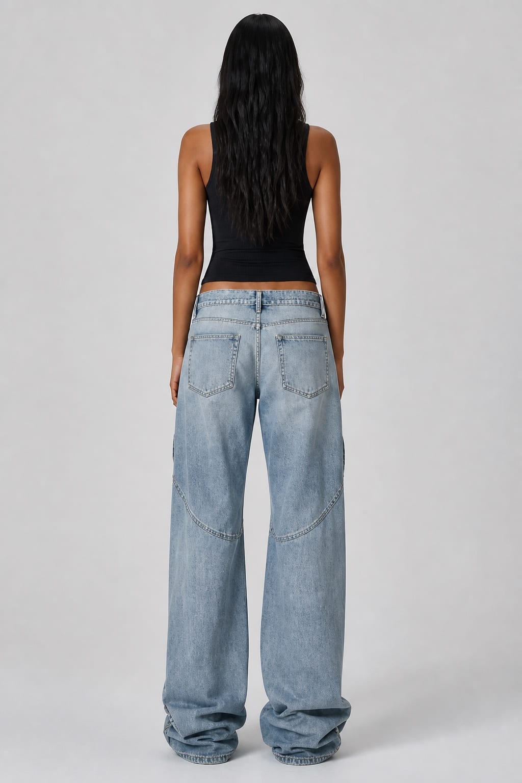 Kinetic Puddle Jean — Back view