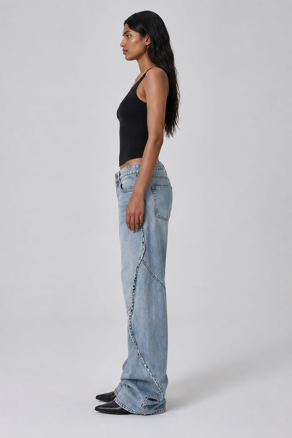 Kinetic Puddle Jean — Side view