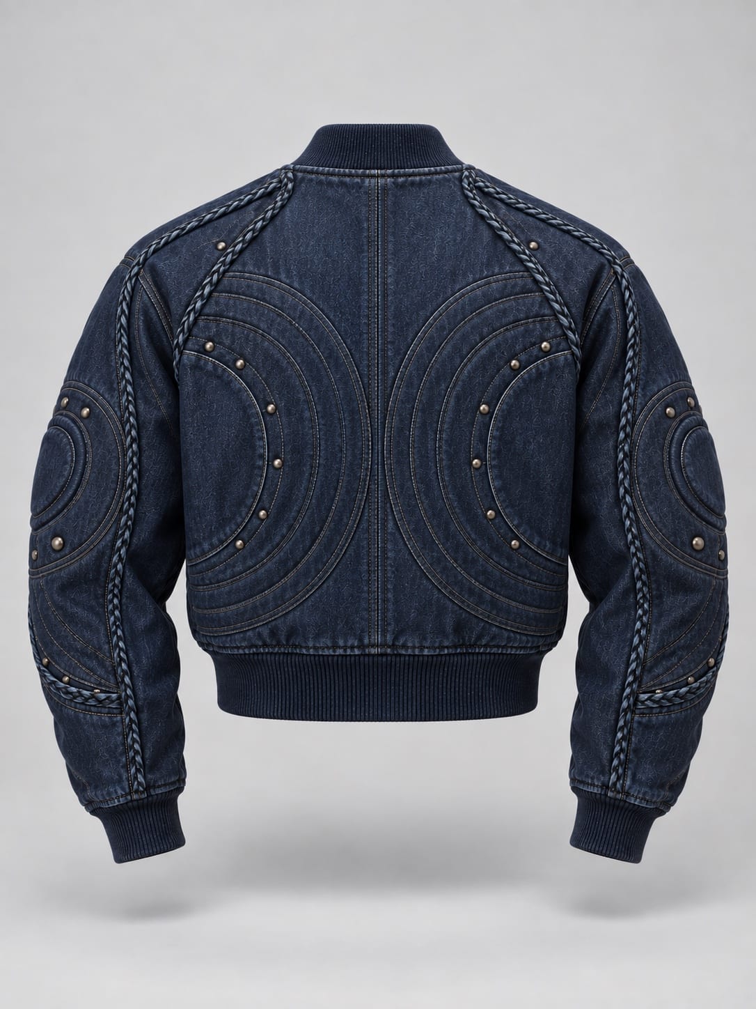 Orbit Quilt Bomber — Back view