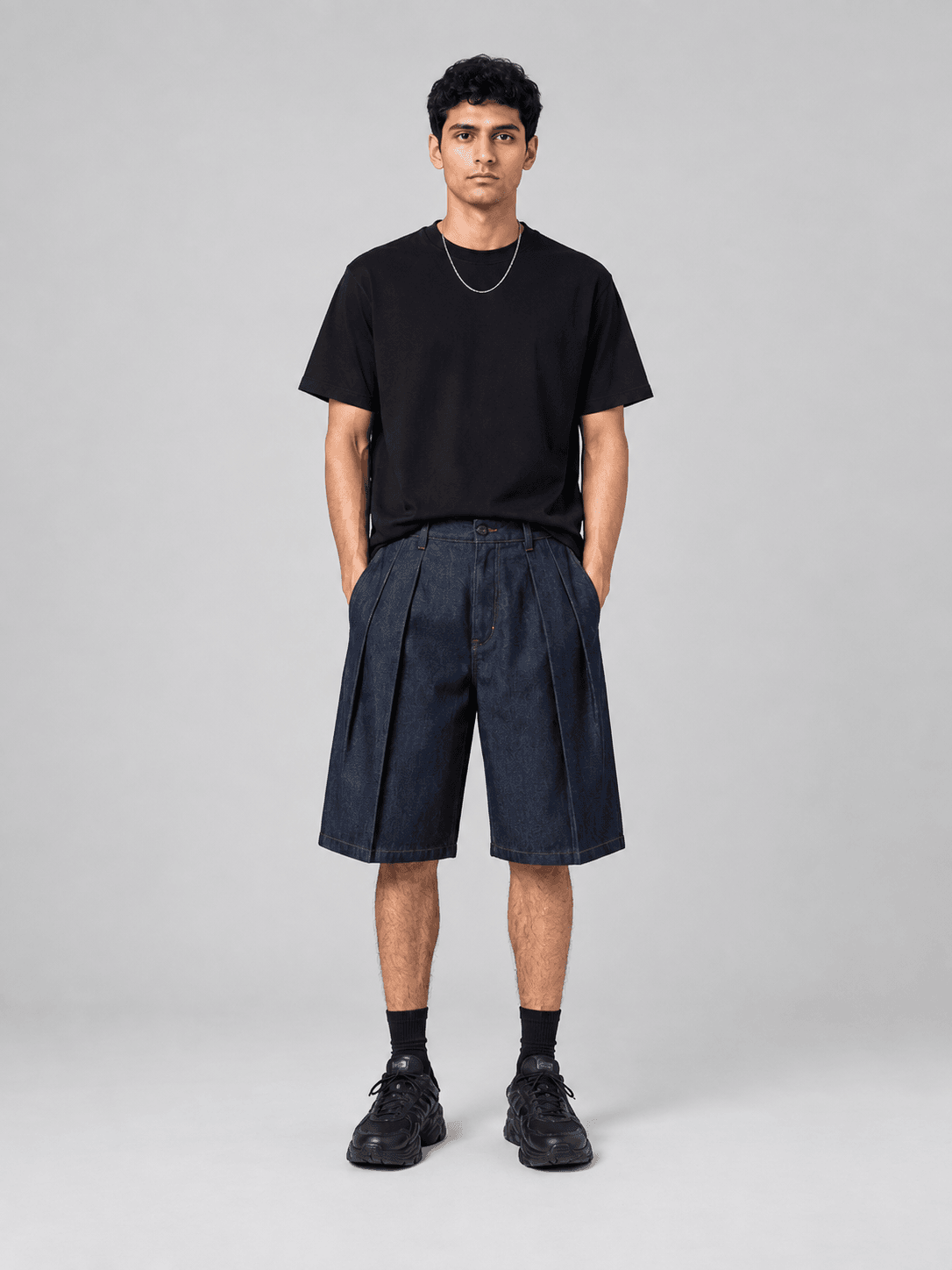 Axis Pleat Short — Front view