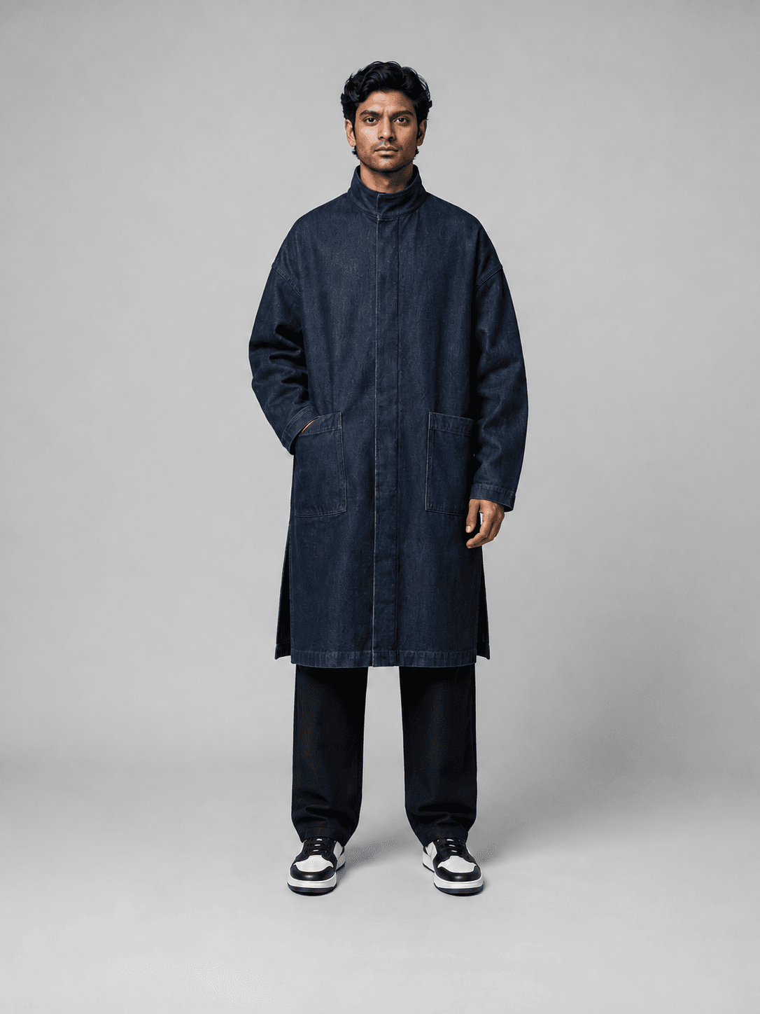 Boundary Longline Jacket — Front view