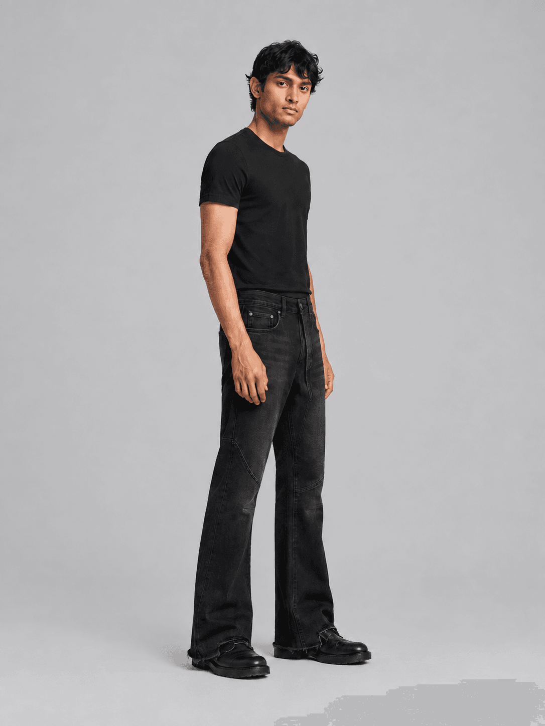 Cipher Bootcut Jean — Side view