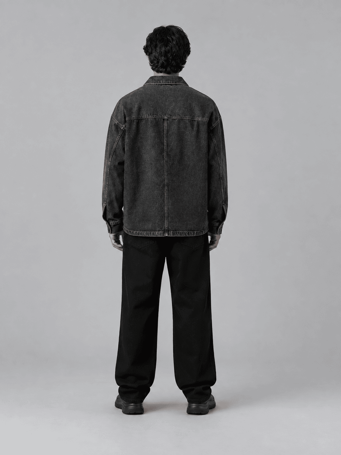 Current Zip Overshirt — Back view