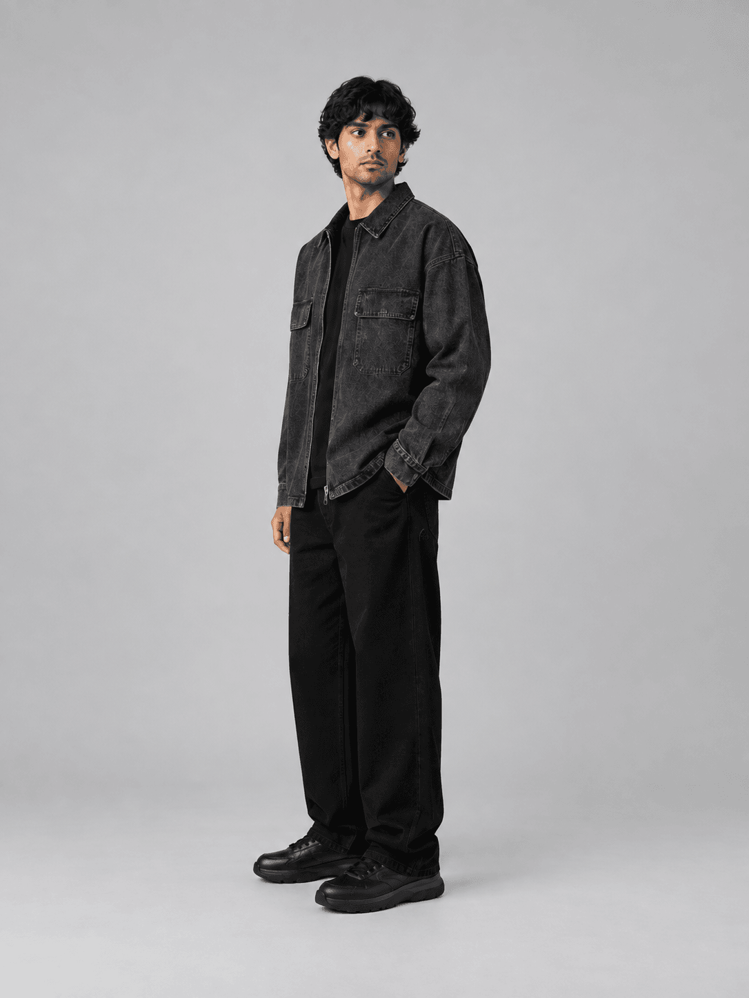 Current Zip Overshirt — Side view