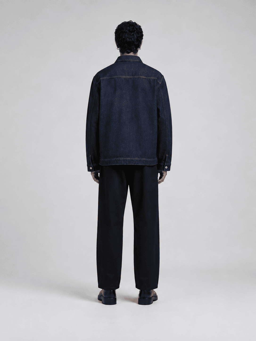 Gridline Chore Jacket — Back view