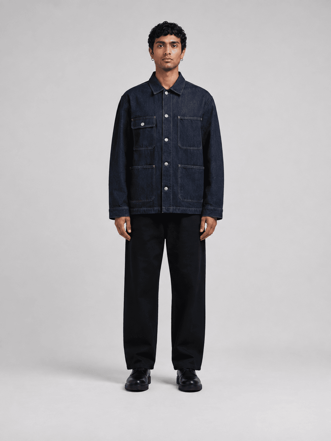 Gridline Chore Jacket — Front view
