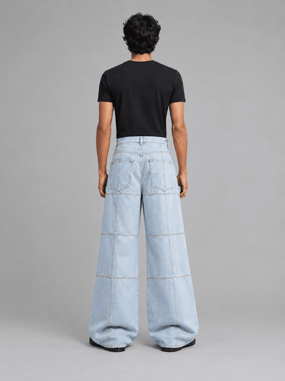 Gridline Wide Jean — Back view