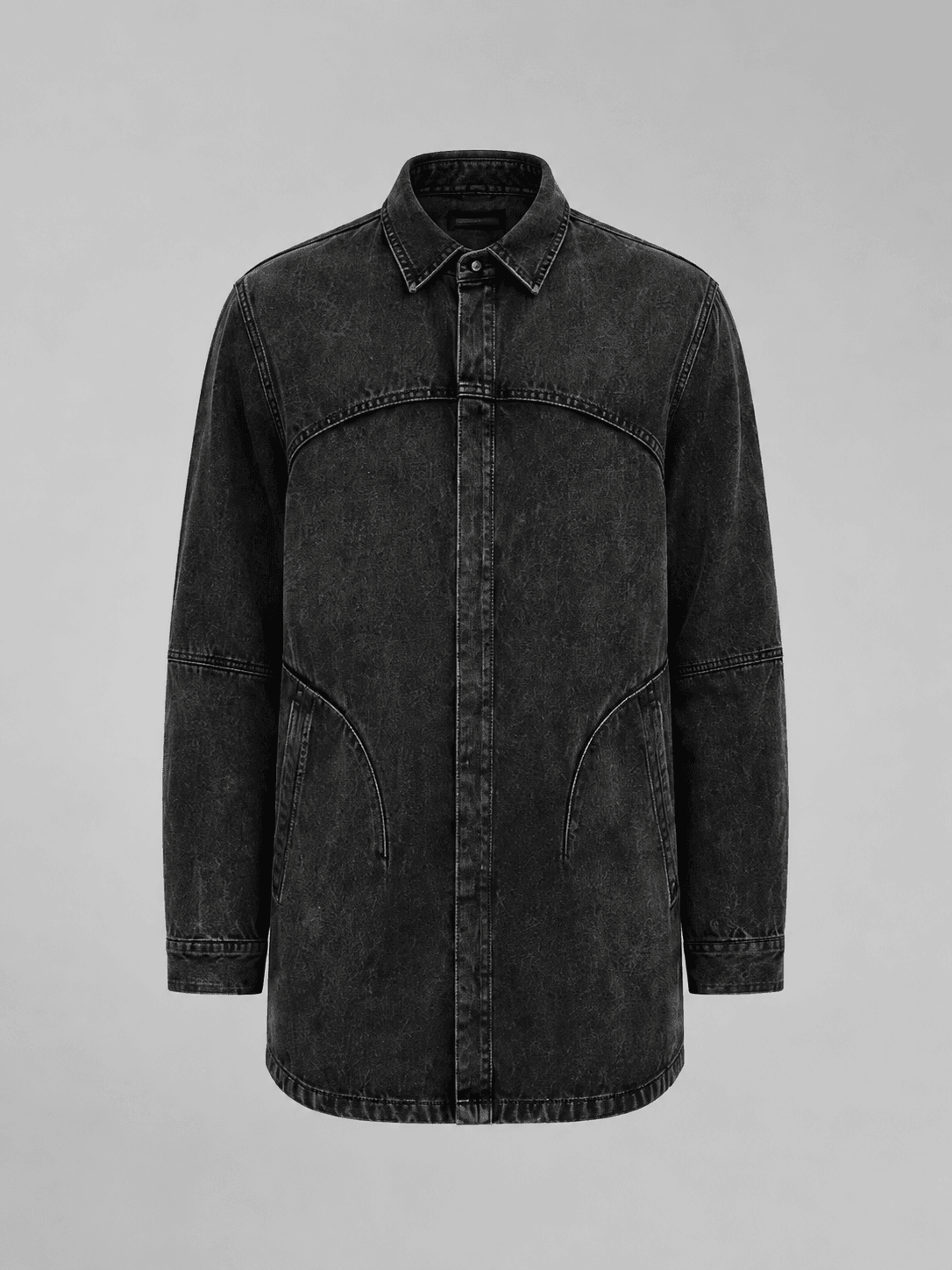 Monolith Overshirt — Studio render