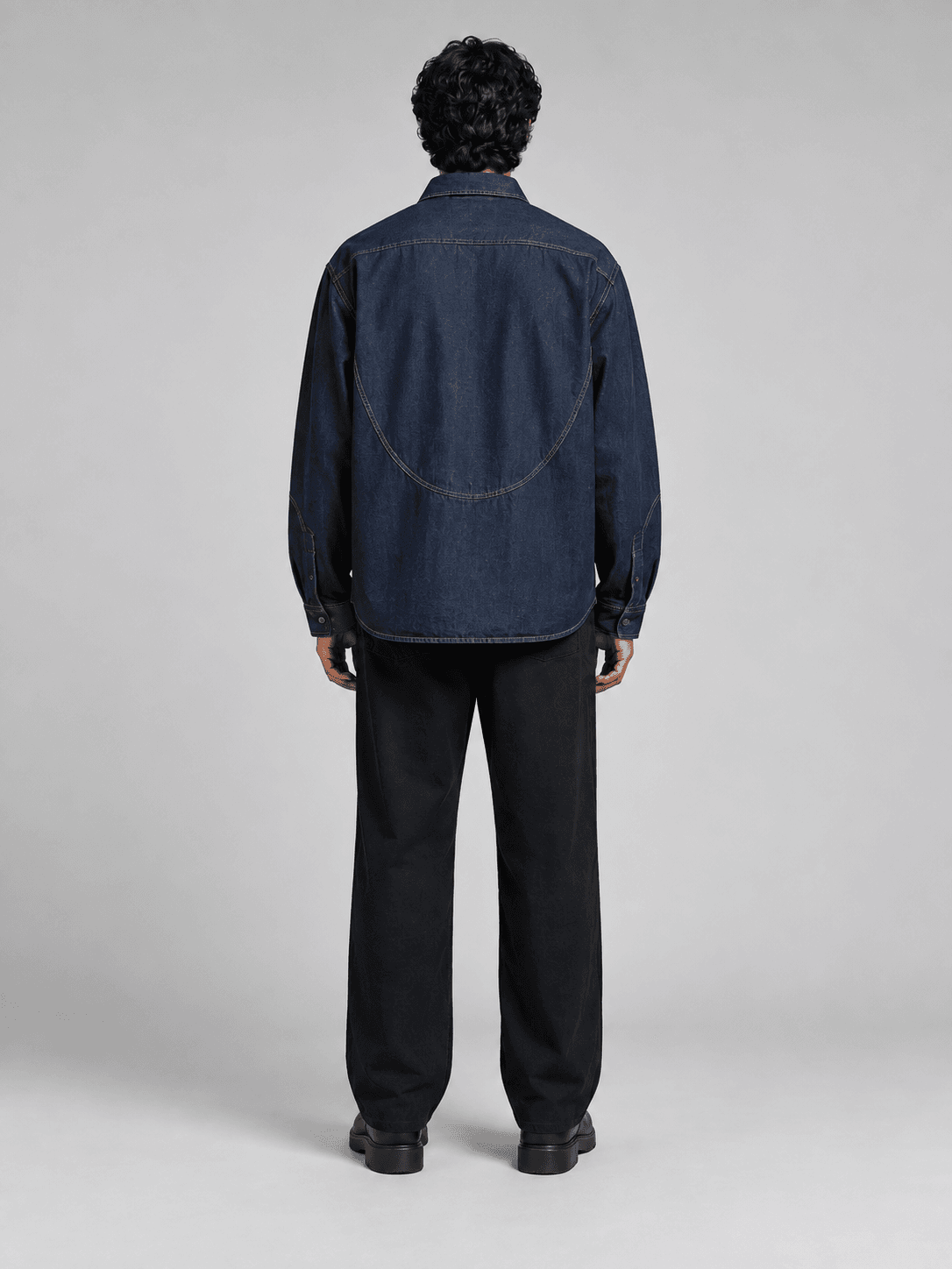 Orbit Panel Overshirt — Back view