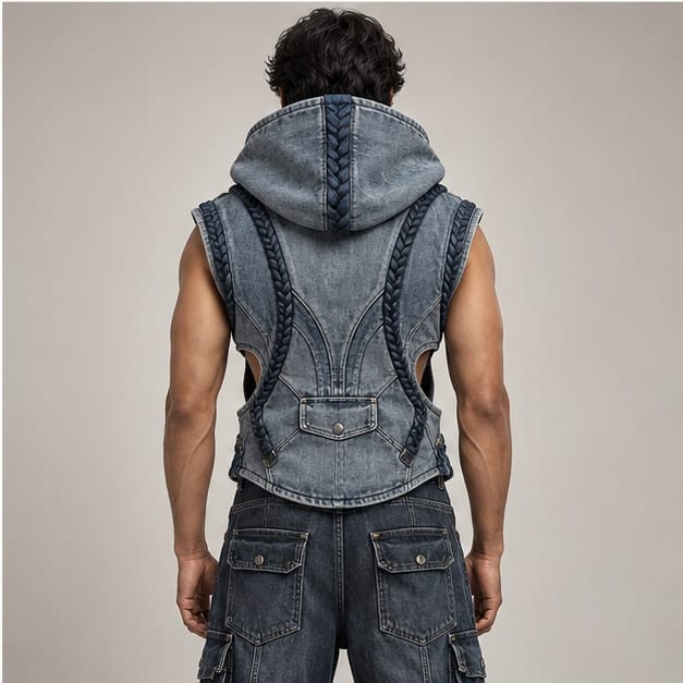 Sentinel Hood Vest — Back view
