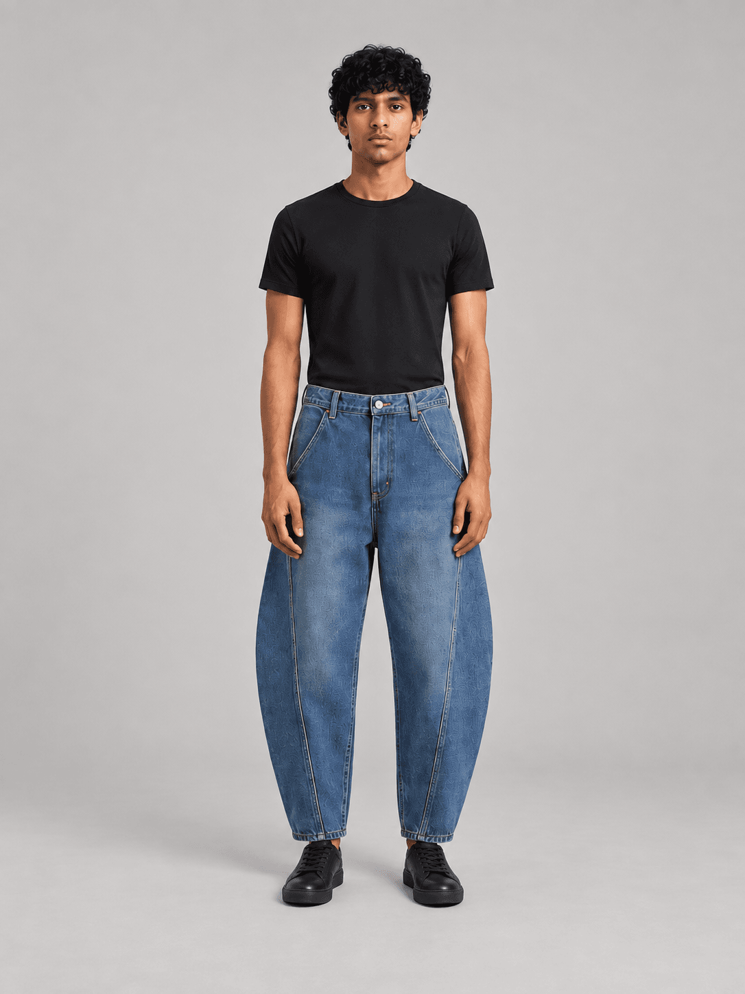 Relay Barrel Jean — Front view