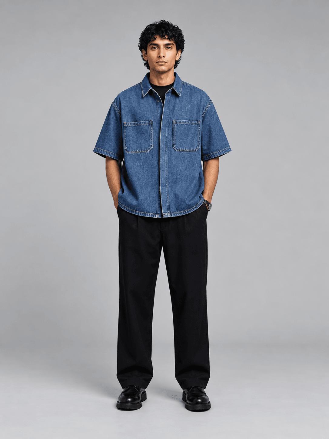 Signal Denim Shirt — Front view