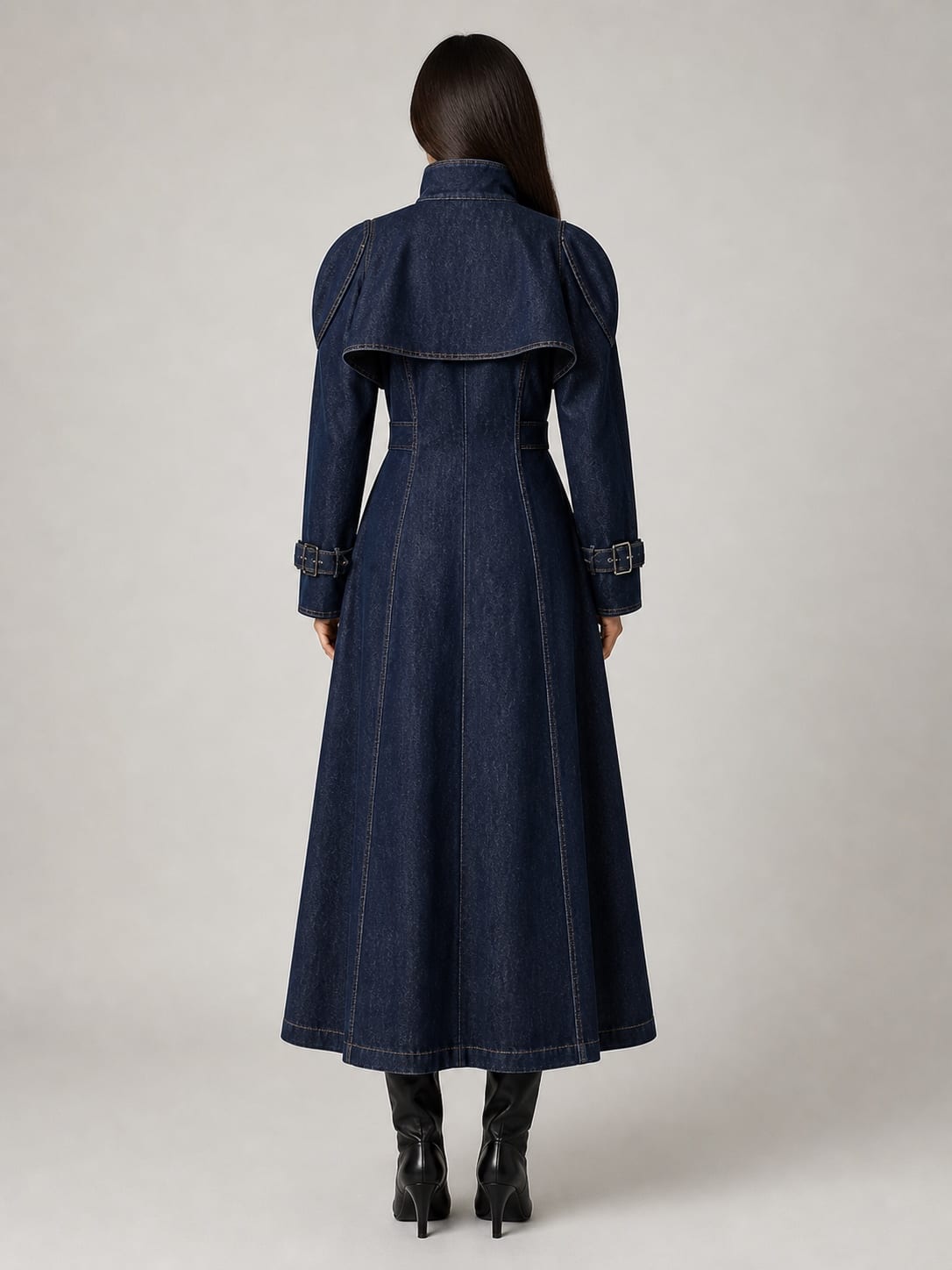 Meridian Zip Trench — Back view