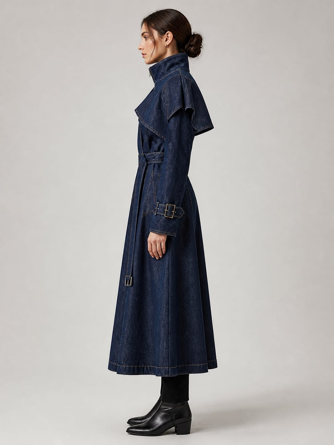 Meridian Zip Trench — Side view