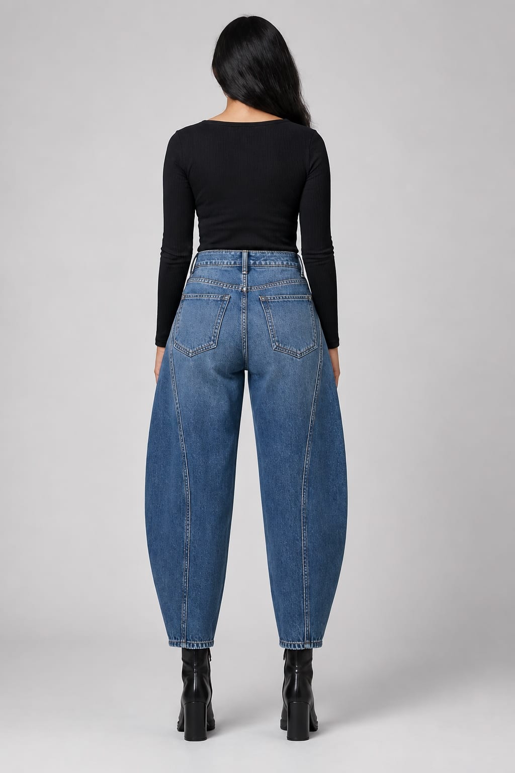Orbit Barrel Jean — Back view