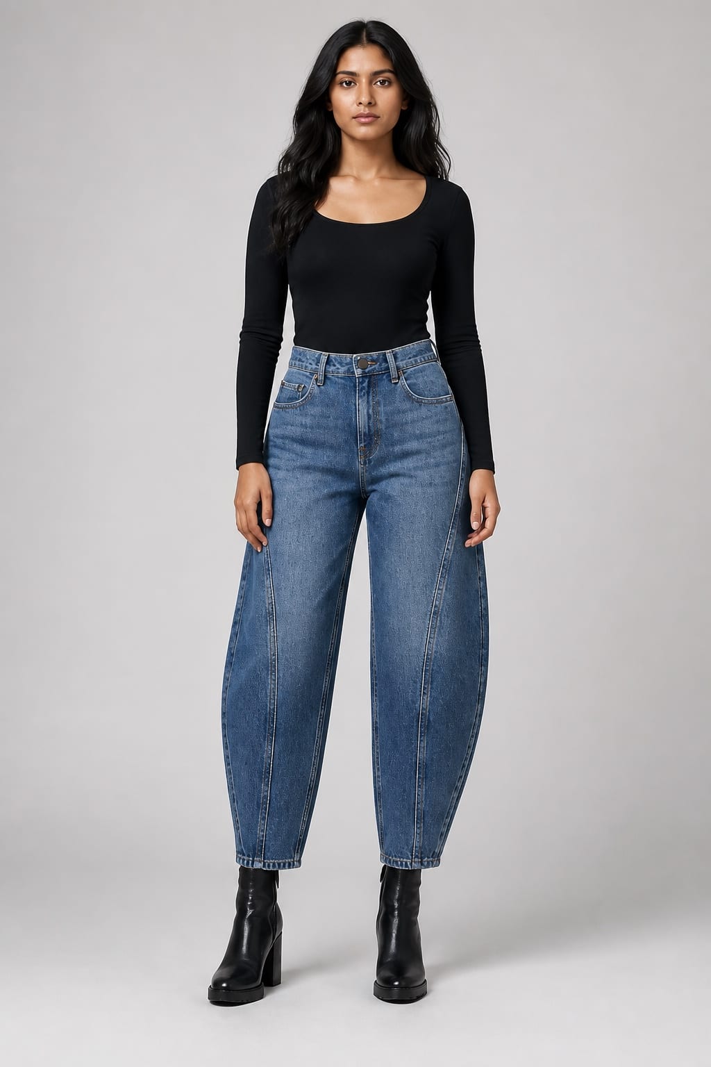Orbit Barrel Jean — Front view