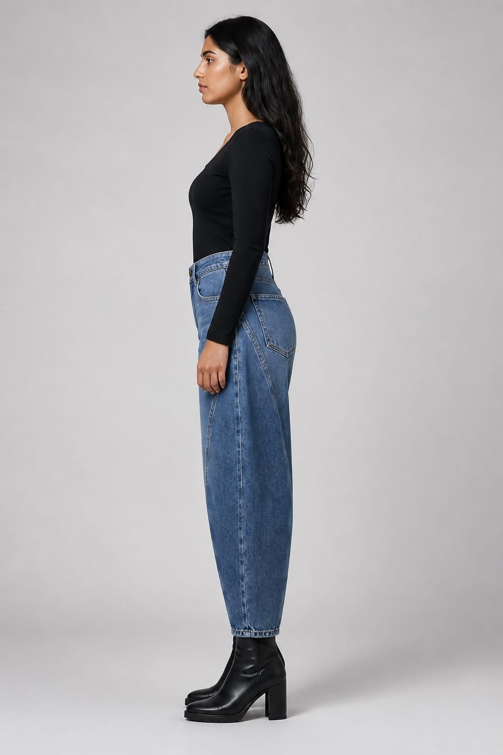 Orbit Barrel Jean — Side view