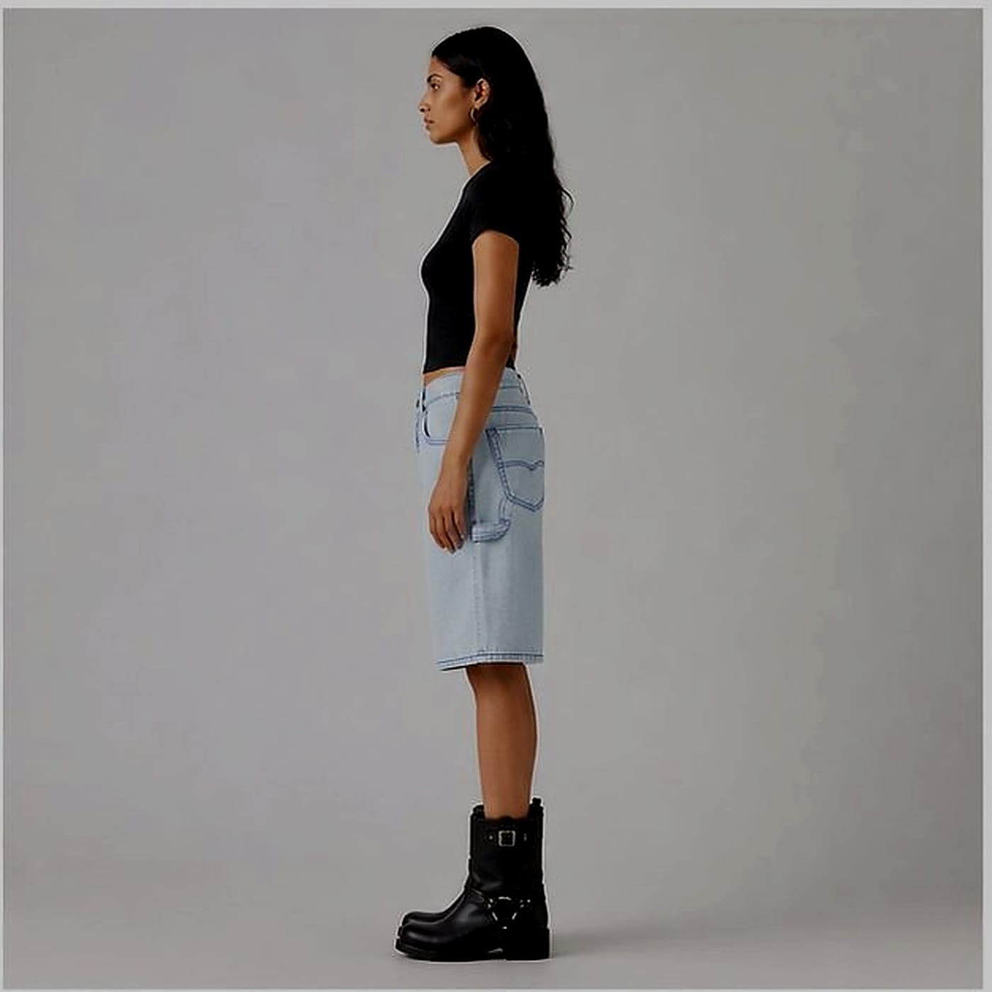 Signal Violet Jort — Side view