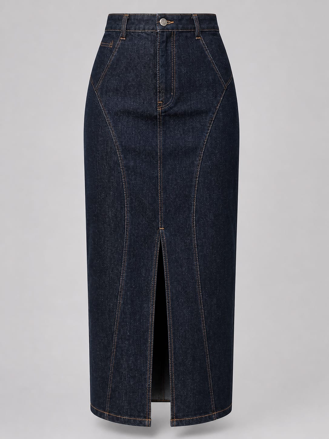 Trace Column Skirt — Studio render