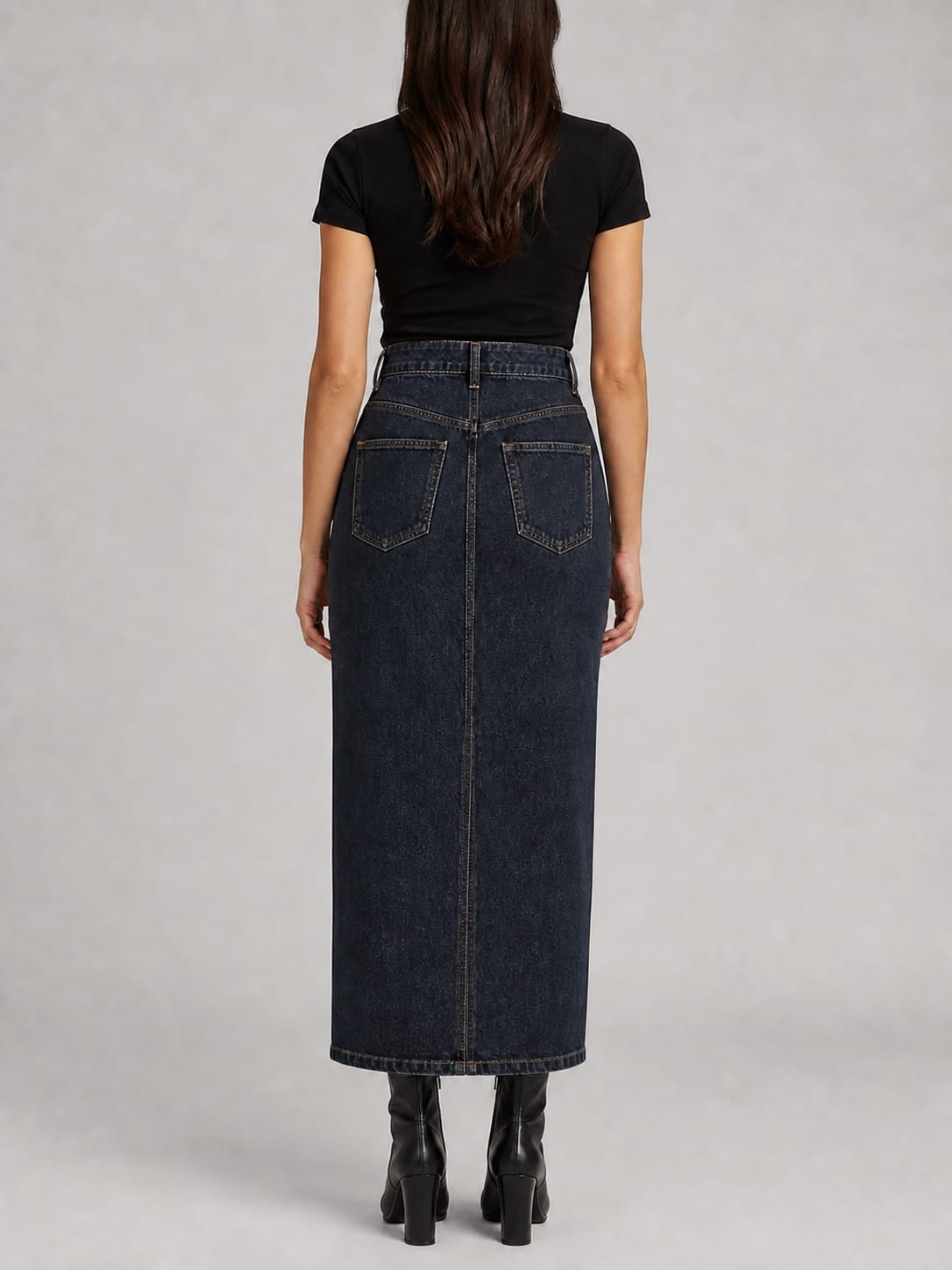 Trace Column Skirt — Back view