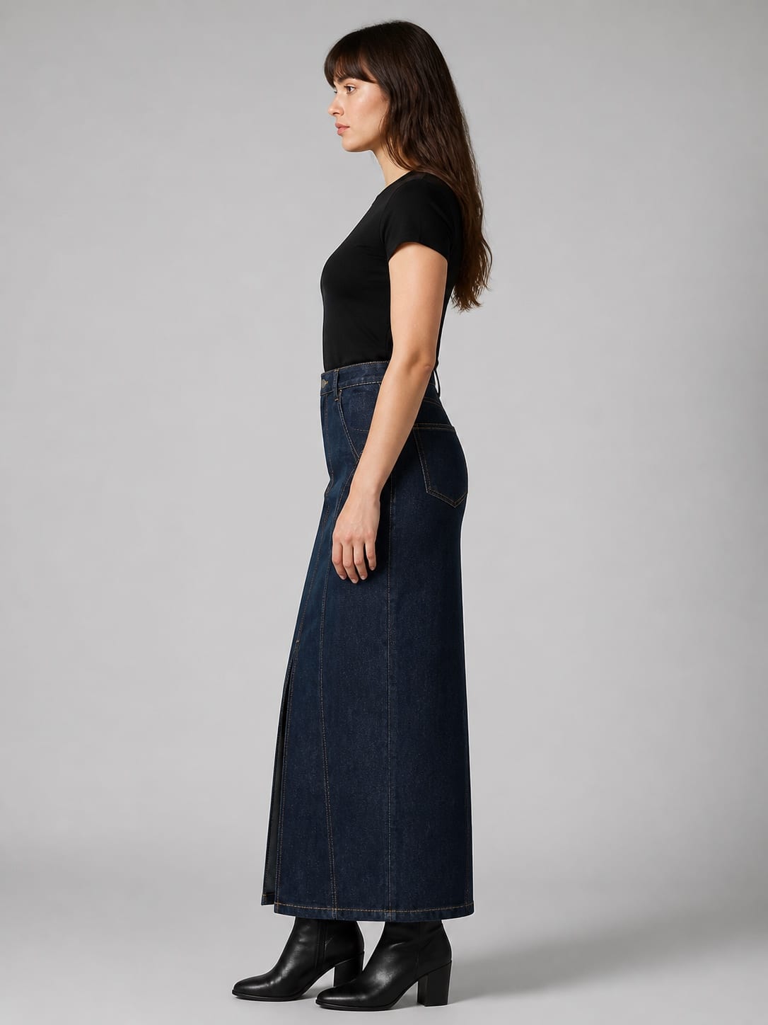 Trace Column Skirt — Side view
