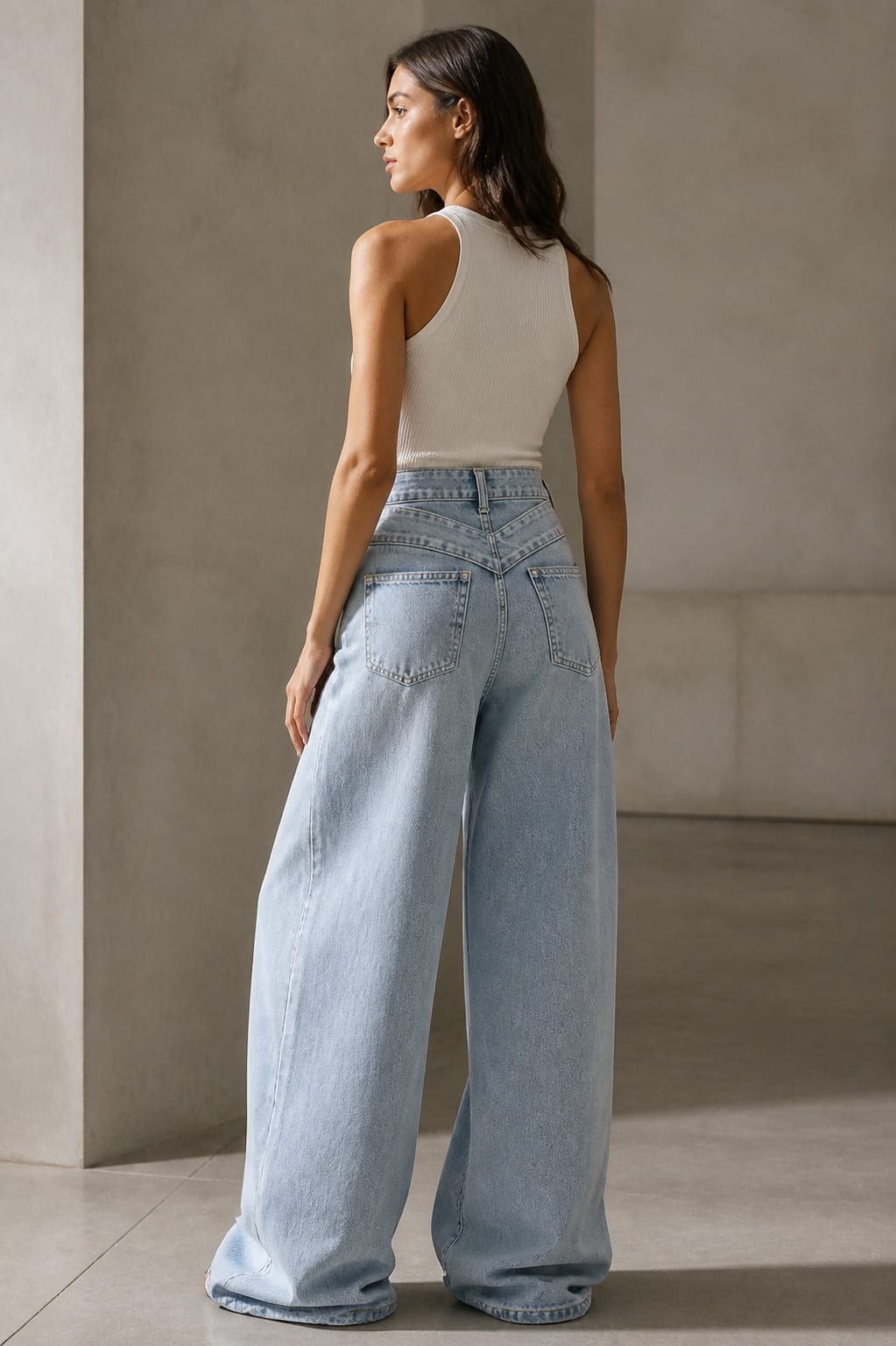 Vertex Crosswide Jean — Back view