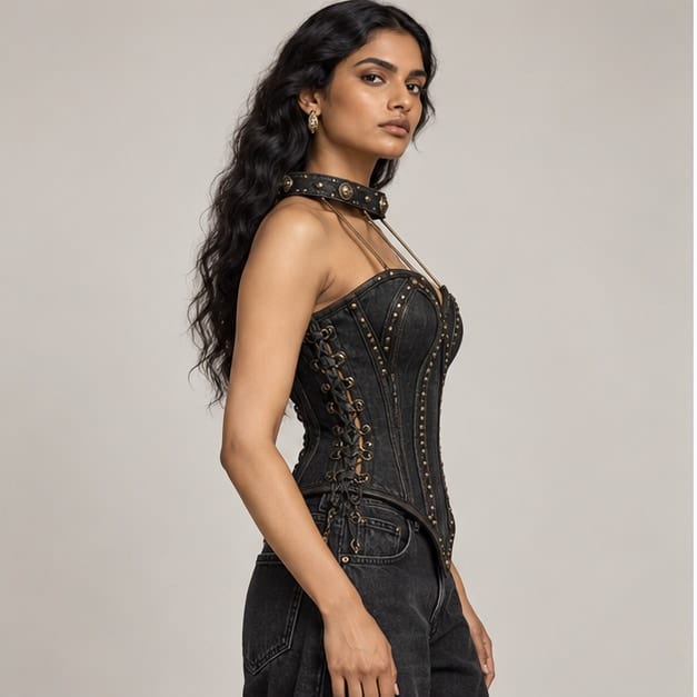 Halo Shrine Corset — Side view