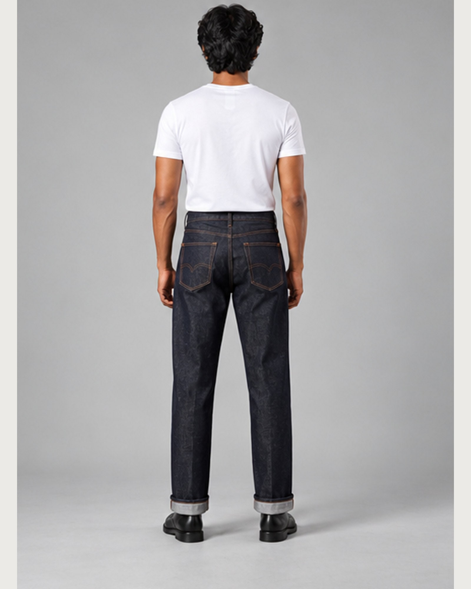 Axis Raw Straight — on model, back