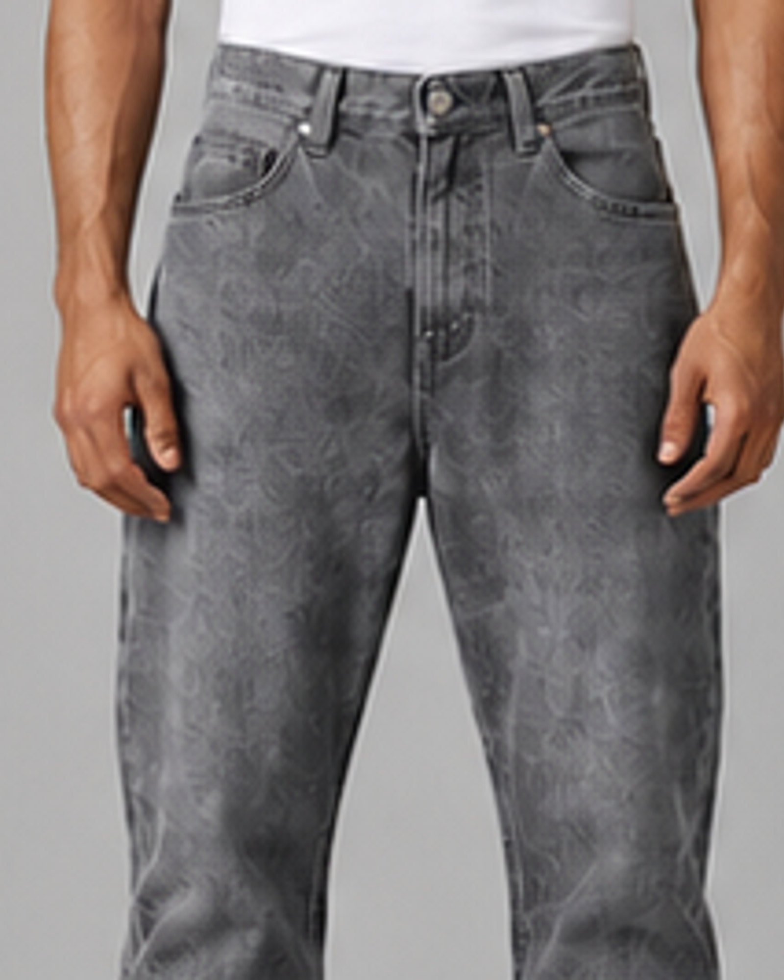 Static Taper Jean — fabric and seam detail