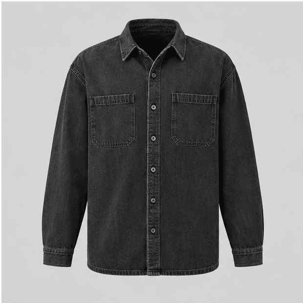 Transit Denim Overshirt — view 1