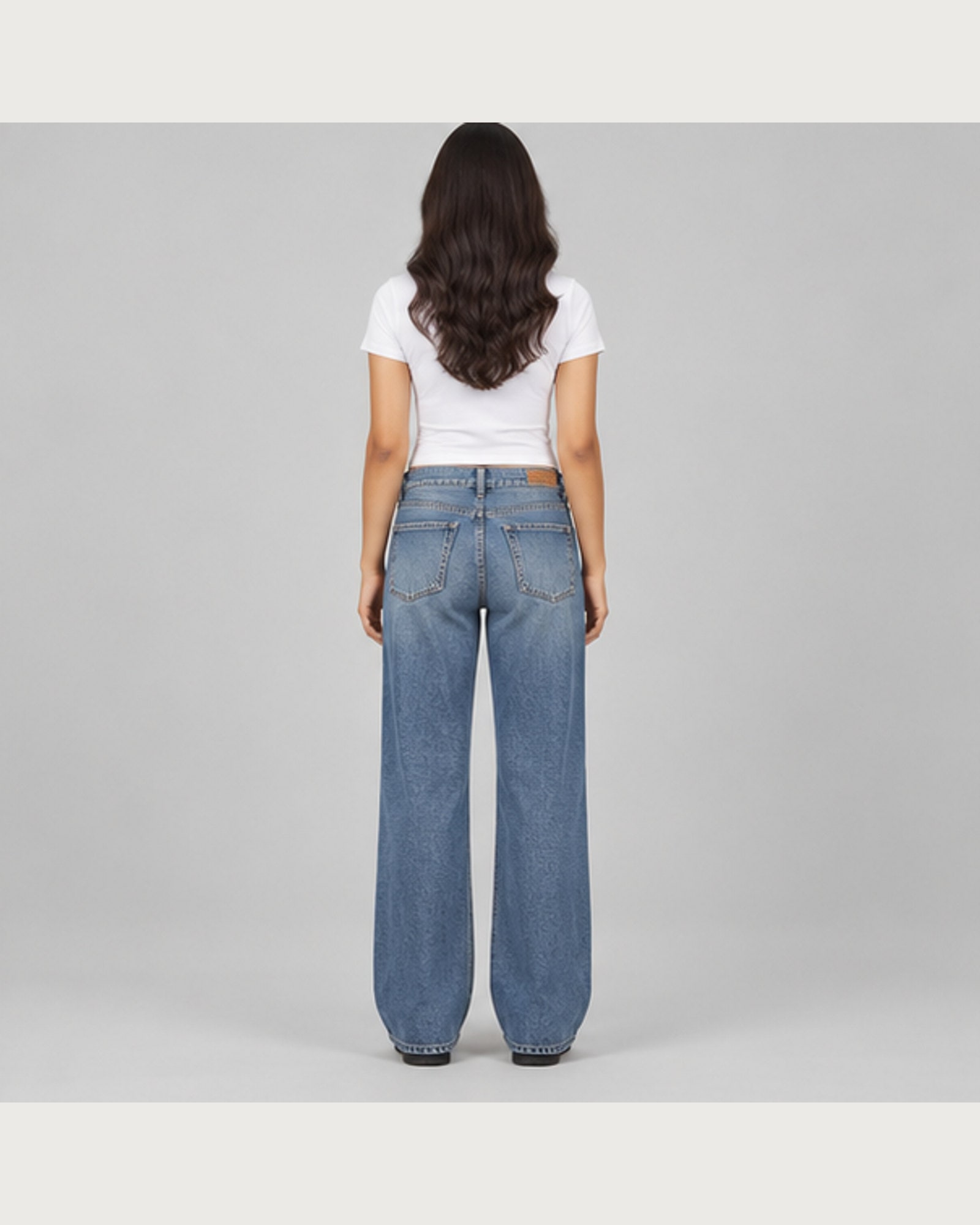 River Loose Jean — on model, back